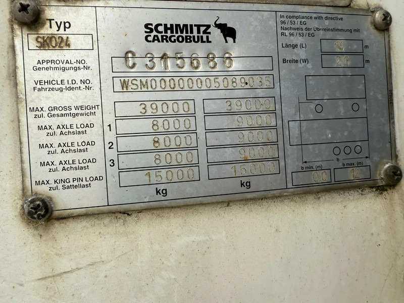 Schmitz Cargobull Schmitz Cargobull PRICES FROM €6950 TO €8950,- 40 X CARRIER 1850 MT D/E SAF AXELS - Refrigerator semi-trailer: picture 2 Schmitz Cargobull Schmitz Cargobull PRICES FROM €6950 TO €8950,- 40 X CARRIER 1850 MT D/E SAF AXELS - Refrigerator semi-trailer: picture 2
