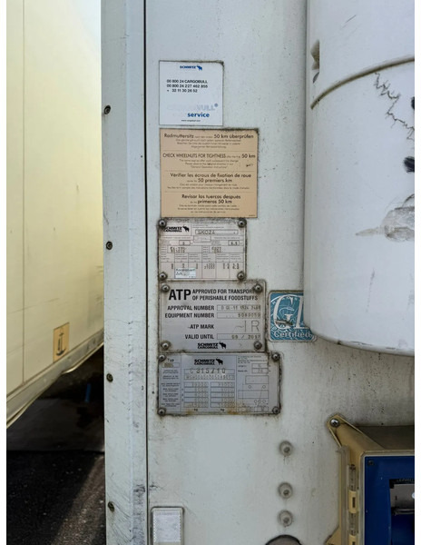 Refrigerator semi-trailer Schmitz Cargobull Schmitz Cargobull PRICES FROM €6950 TO €8950,- 40 X CARRIER 1850 MT D/E SAF AXELS: picture 7