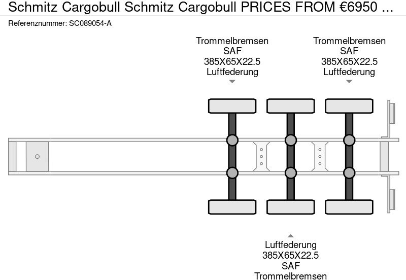 Schmitz Cargobull Schmitz Cargobull PRICES FROM €6950 TO €8950,- 40 X CARRIER 1850 MT D/E SAF AXELS - Refrigerator semi-trailer: picture 4 Schmitz Cargobull Schmitz Cargobull PRICES FROM €6950 TO €8950,- 40 X CARRIER 1850 MT D/E SAF AXELS - Refrigerator semi-trailer: picture 4