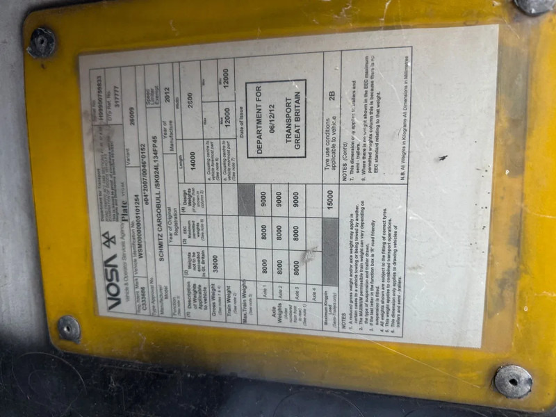 Schmitz Cargobull Schmitz Cargobull PRICES FROM €6950 TO €8950,- 40 X CARRIER 1850 MT D/E SAF AXELS - Refrigerator semi-trailer: picture 3 Schmitz Cargobull Schmitz Cargobull PRICES FROM €6950 TO €8950,- 40 X CARRIER 1850 MT D/E SAF AXELS - Refrigerator semi-trailer: picture 3
