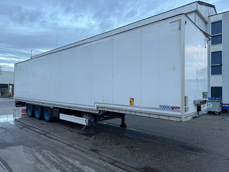 Talson F1227 CT-03 ROLLENBAAN 3X BPW AXLE DAMAGED - Closed box semi-trailer: picture 2 Talson F1227 CT-03 ROLLENBAAN 3X BPW AXLE DAMAGED - Closed box semi-trailer: picture 2