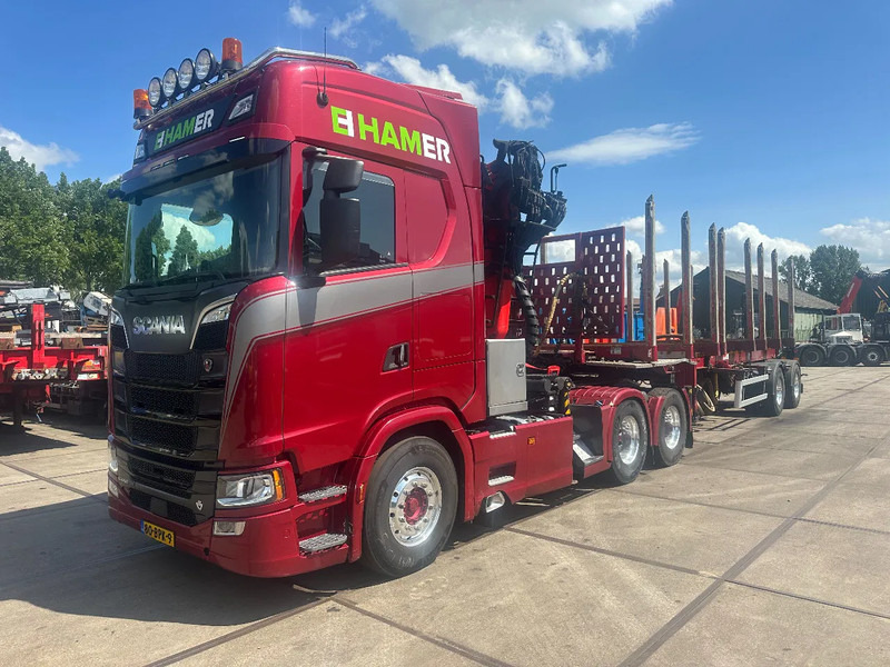 Scania S650 V8, EPSILON S290 Z 96. DOLL TRAILER 2 AXLE FORCED STEERING, 4,5 M EXTENDABLE, APK 04-2026 - Tractor unit: picture 4 Scania S650 V8, EPSILON S290 Z 96. DOLL TRAILER 2 AXLE FORCED STEERING, 4,5 M EXTENDABLE, APK 04-2026 - Tractor unit: picture 4