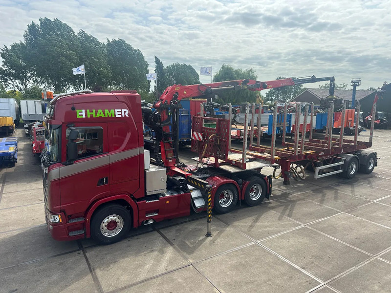 Scania S650 V8, EPSILON S290 Z 96. DOLL TRAILER 2 AXLE FORCED STEERING, 4,5 M EXTENDABLE, APK 04-2026 - Tractor unit: picture 1 Scania S650 V8, EPSILON S290 Z 96. DOLL TRAILER 2 AXLE FORCED STEERING, 4,5 M EXTENDABLE, APK 04-2026 - Tractor unit: picture 1