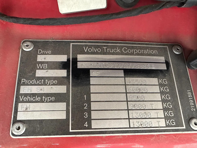 Tractor unit Volvo FH 13.540 8X4, 150 TON, INTARDER, 566862 KM: picture 15