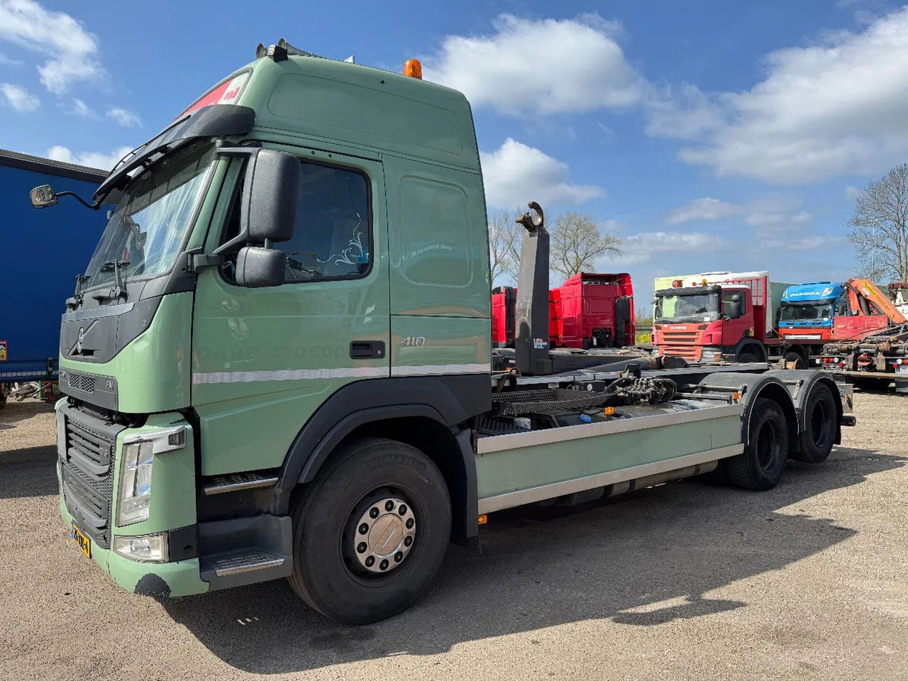 Hook lift truck Volvo FM 410 6X2 EURO 6 VDL 20 T HOOK LIFTING AXLE: picture 9