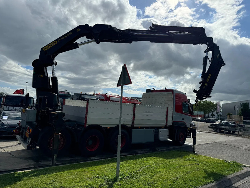 Dropside/ Flatbed truck, Crane truck Volvo FMX 460 8X4 PALFINGER PK53002 + FLY JIP AN REMOTE CONTROLE, LAST AXEL STEERING: picture 9