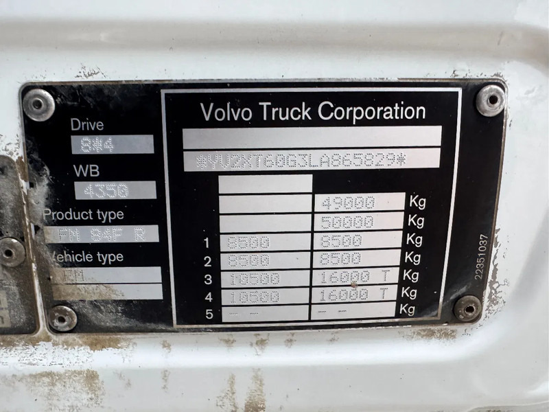 Tipper Volvo FMX 540 8X4 FULL STEEL HUB REDUCTION JORPE RETARDER: picture 18