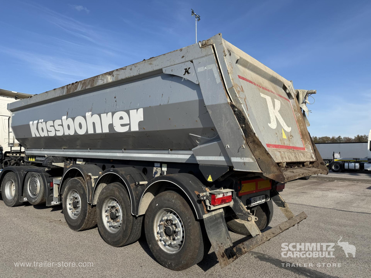 KAESSBOHRER Tipper Steel half pipe body 27m³ - Tipper semi-trailer: picture 1 KAESSBOHRER Tipper Steel half pipe body 27m³ - Tipper semi-trailer: picture 1