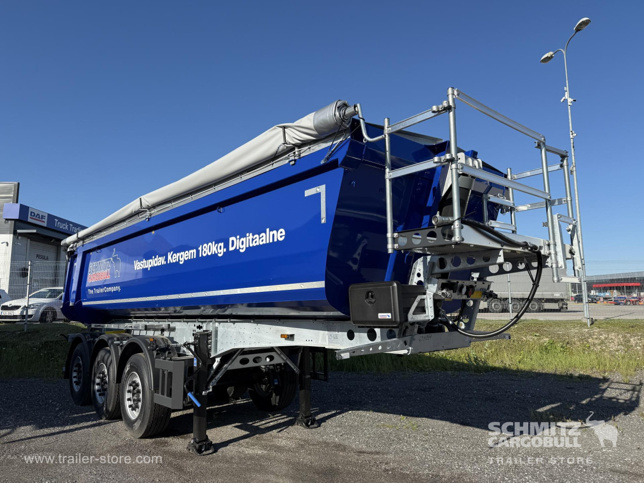 SCHMITZ Tipper Steel half pipe body 24m³ - Tipper semi-trailer: picture 5 SCHMITZ Tipper Steel half pipe body 24m³ - Tipper semi-trailer: picture 5