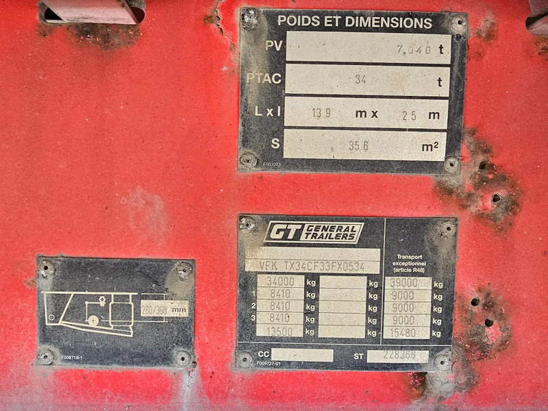 Curtainsider semi-trailer General Trailer TX34F3FA - SMB - DISC: picture 9 Curtainsider semi-trailer General Trailer TX34F3FA - SMB - DISC: picture 9