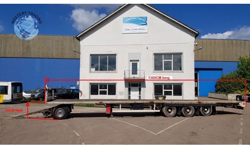 Dropside/ Flatbed trailer Groenewegen 90CM hoge aanhanger: picture 13