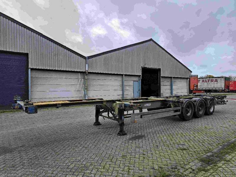 Container transporter/ Swap body semi-trailer Pacton BPW - DRUM: picture 8