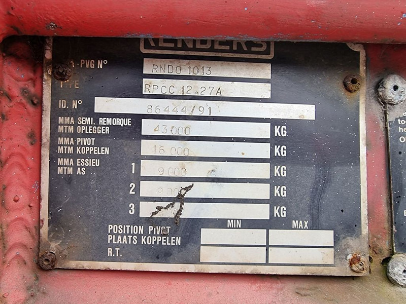 Container transporter/ Swap body semi-trailer Renders 40FT - 2x20FT - BPW - DRUM: picture 12