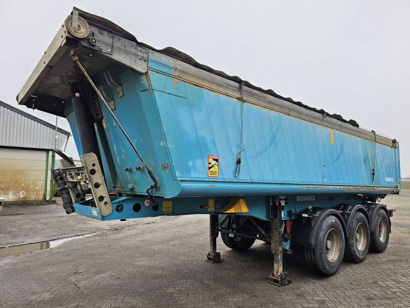 Schmitz Cargobull Steel chassis / Alu Bucket - Tipper semi-trailer: picture 1 Schmitz Cargobull Steel chassis / Alu Bucket - Tipper semi-trailer: picture 1