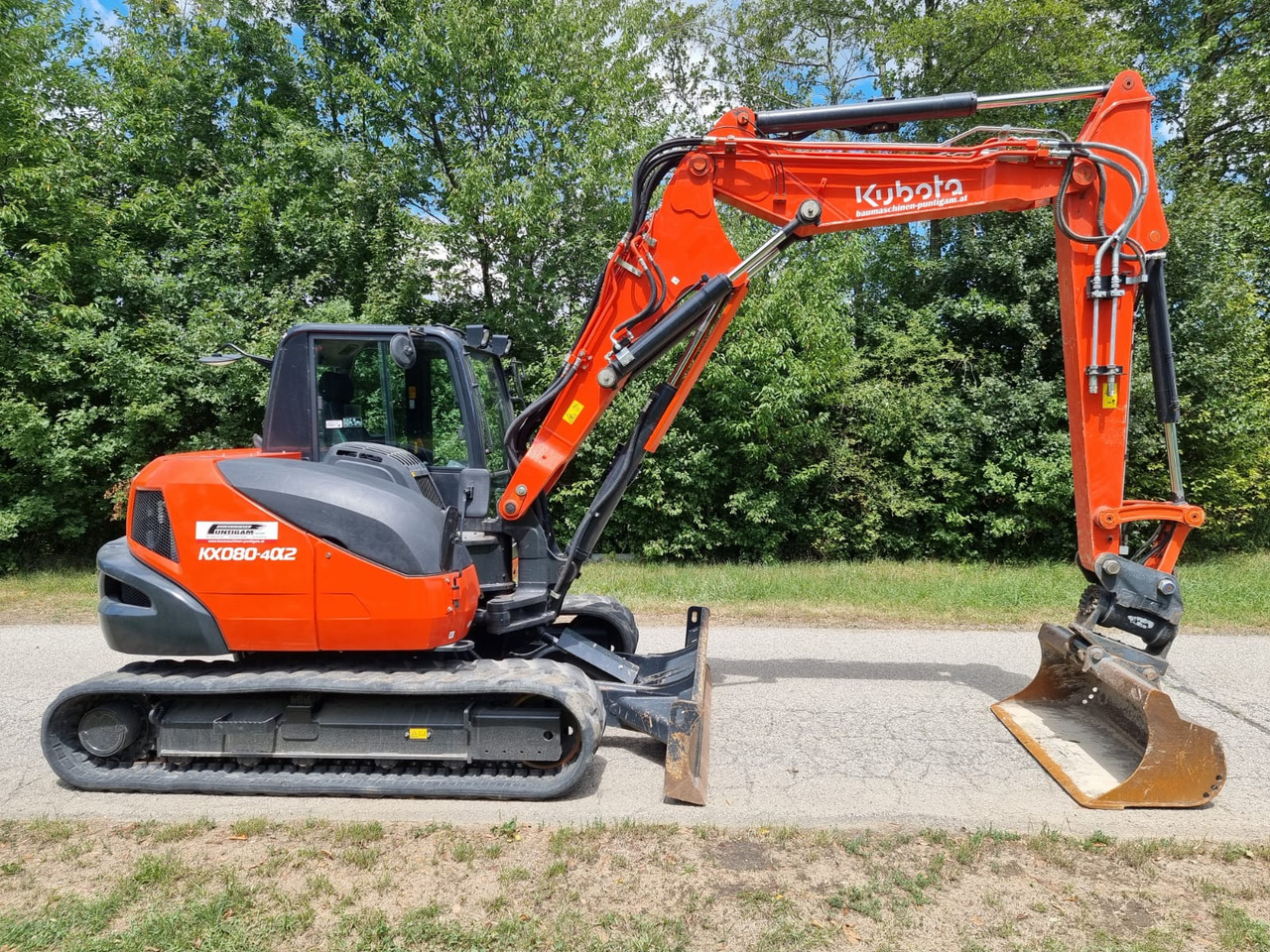 KUBOTA KX 080-4a2 - Mini excavator: picture 2 KUBOTA KX 080-4a2 - Mini excavator: picture 2