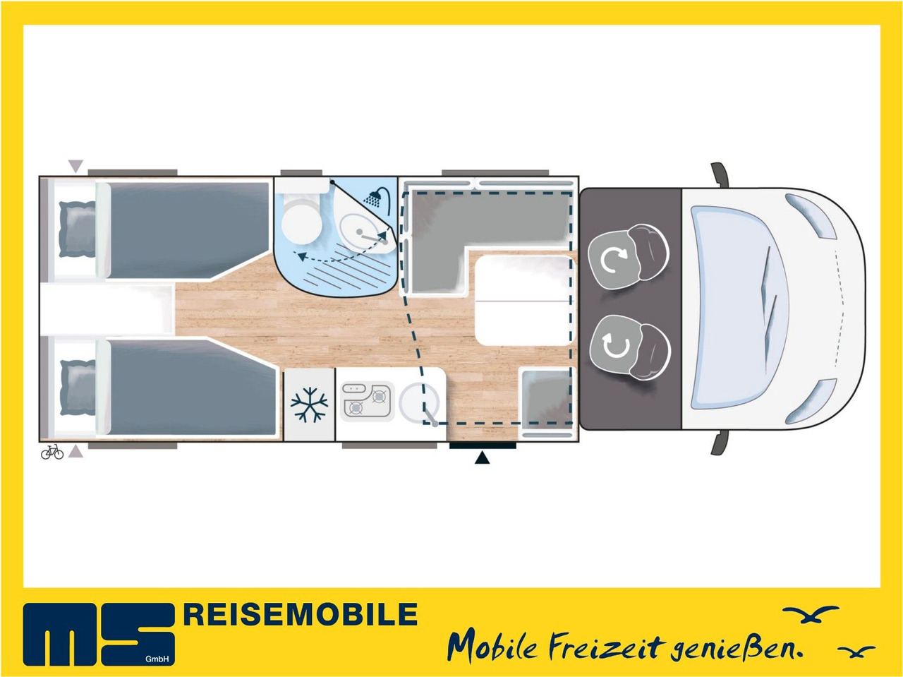 Chausson 627 TITANIUM / -2026- / 165PS-8G. / EINZELBETTEN - Semi-integrated motorhome: picture 2 Chausson 627 TITANIUM / -2026- / 165PS-8G. / EINZELBETTEN - Semi-integrated motorhome: picture 2