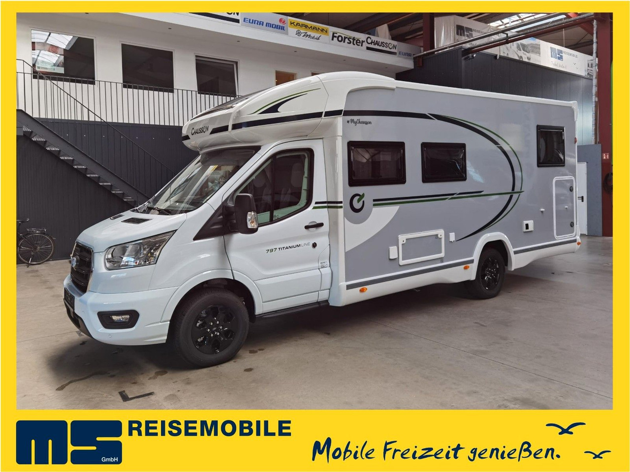 Chausson 797 TITANIUM / -2026- / 165PS- 8G. / 4.1T. / AHK - Semi-integrated motorhome: picture 1 Chausson 797 TITANIUM / -2026- / 165PS- 8G. / 4.1T. / AHK - Semi-integrated motorhome: picture 1