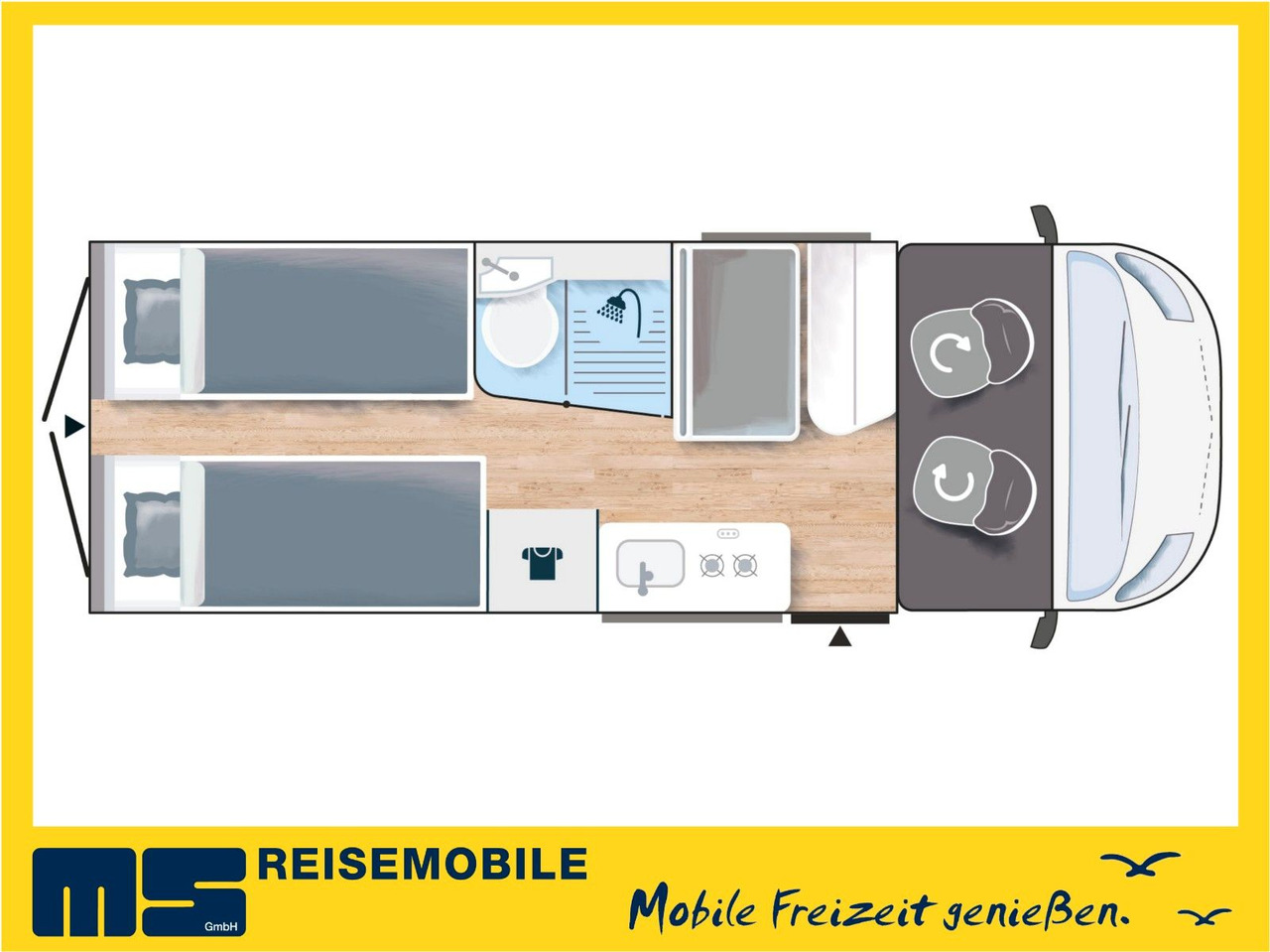 Chausson V697 SPORT LINE / -2026- / 140-8G./ EINZELBETTEN - Camper van: picture 2 Chausson V697 SPORT LINE / -2026- / 140-8G./ EINZELBETTEN - Camper van: picture 2