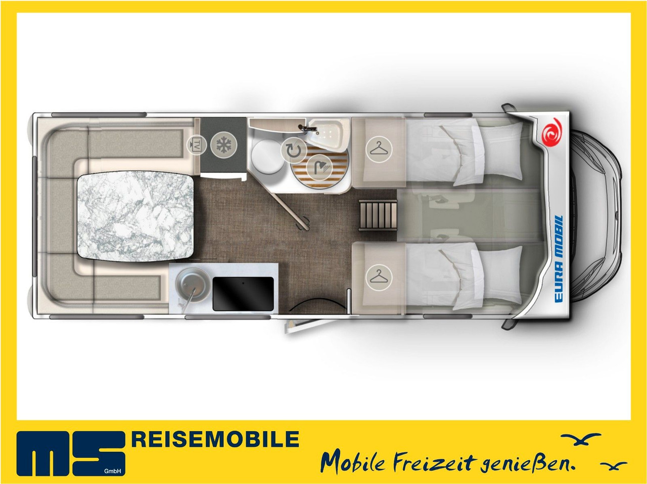 Eura Mobil ACTIVA ONE 650 HS /MODELL 2025/ HECKSITZGRUPPE - Alcove motorhome: picture 2 Eura Mobil ACTIVA ONE 650 HS /MODELL 2025/ HECKSITZGRUPPE - Alcove motorhome: picture 2