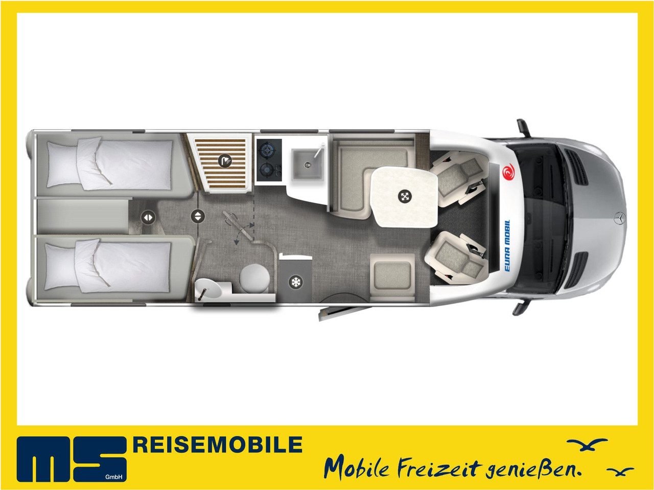 Semi-integrated motorhome Eura Mobil PROFILA T 726 EB /- 2026 - / GOLD - LEVEL  PAKET: picture 1