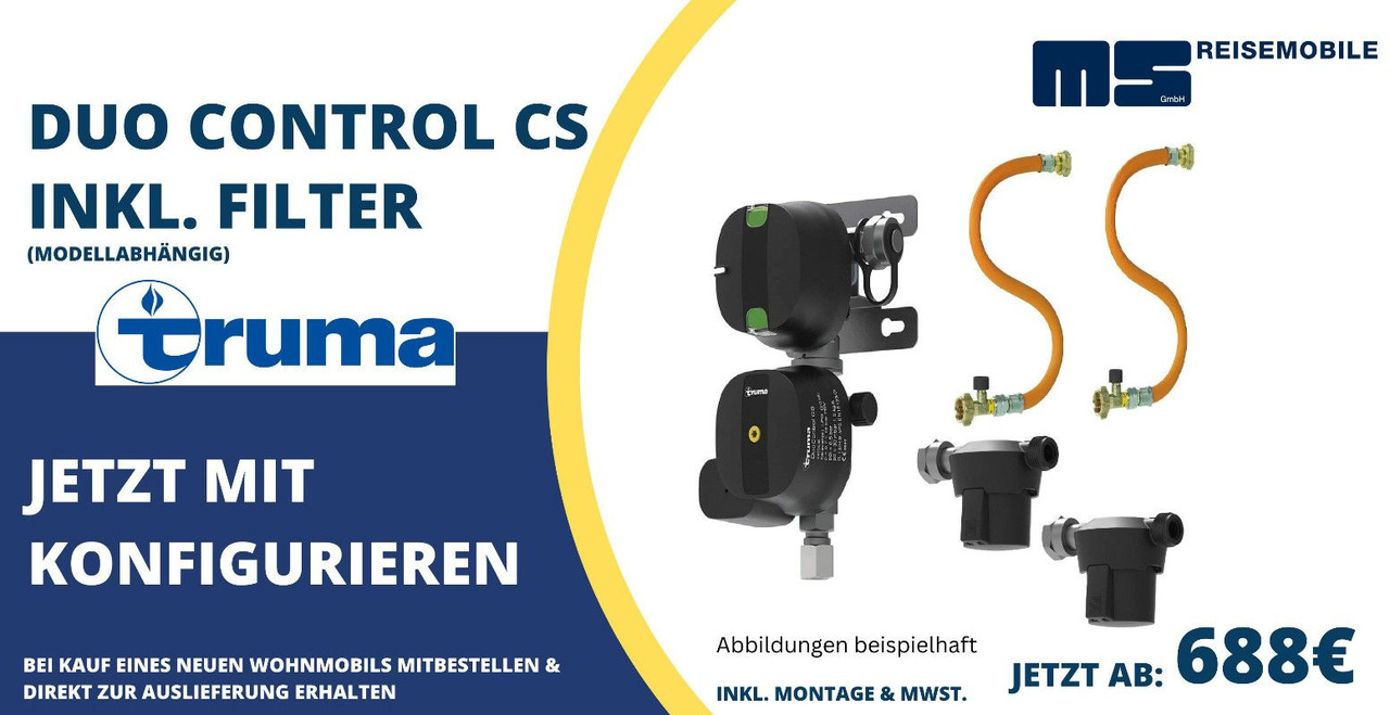 New Semi-integrated motorhome Forster T 745 EB /-MODELL 2025- / EINZELBETTEN & RAUMBAD: picture 25