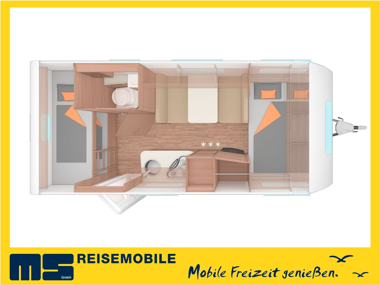 Weinsberg CARAONE 480 QDK /- 2026-/ ADVANCED & SMART PAKET - Caravan: picture 2 Weinsberg CARAONE 480 QDK /- 2026-/ ADVANCED & SMART PAKET - Caravan: picture 2