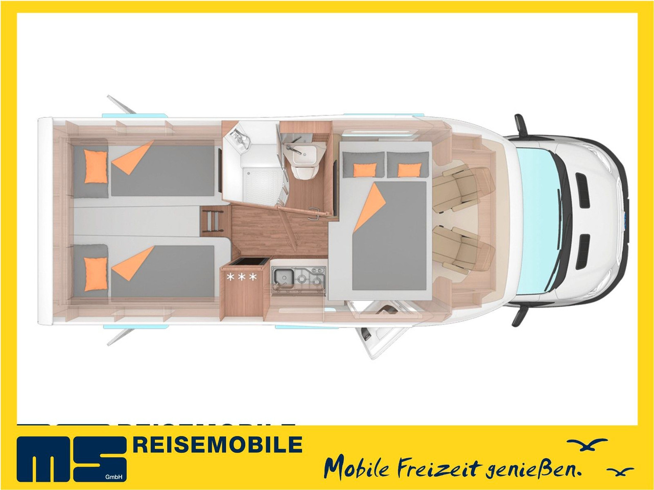 Weinsberg CARASUITE 650 MEG/155-DSG/EINZELBETTEN & HUBBETT - Semi-integrated motorhome: picture 2 Weinsberg CARASUITE 650 MEG/155-DSG/EINZELBETTEN & HUBBETT - Semi-integrated motorhome: picture 2