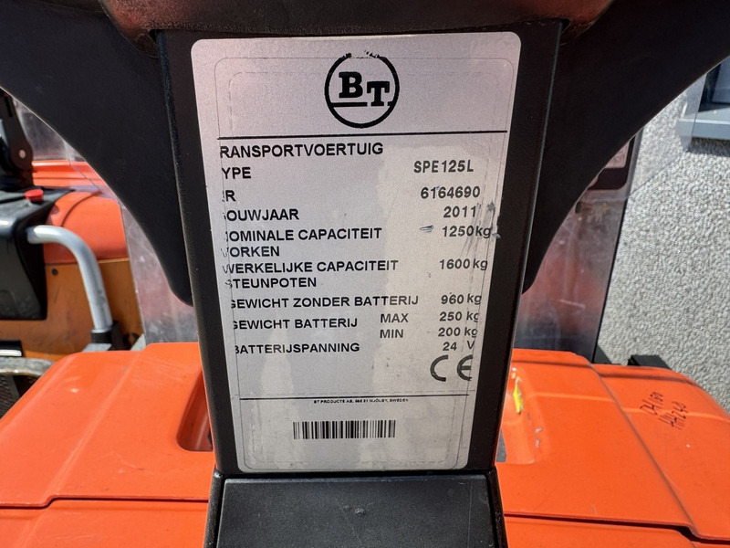 Stacker BT SPE125L: picture 9
