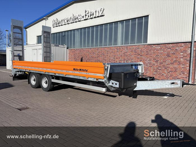 Müller-Mitteltal Tandem-Tieflader - Low loader trailer: picture 1 Müller-Mitteltal Tandem-Tieflader - Low loader trailer: picture 1