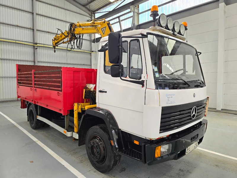 Mercedes-Benz E 1217 - BR 9 / LAMMES - BLATT - SPRING / EFFER KRAAN / DHOLLANDIA - Dropside/ Flatbed truck, Crane truck: picture 3 Mercedes-Benz E 1217 - BR 9 / LAMMES - BLATT - SPRING / EFFER KRAAN / DHOLLANDIA - Dropside/ Flatbed truck, Crane truck: picture 3