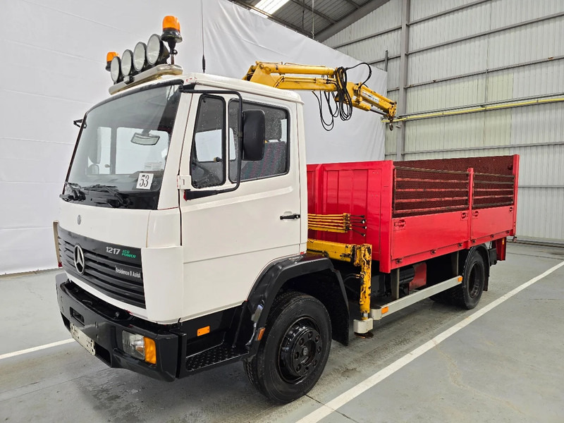 Mercedes-Benz E 1217 - BR 9 / LAMMES - BLATT - SPRING / EFFER KRAAN / DHOLLANDIA - Dropside/ Flatbed truck, Crane truck: picture 1 Mercedes-Benz E 1217 - BR 9 / LAMMES - BLATT - SPRING / EFFER KRAAN / DHOLLANDIA - Dropside/ Flatbed truck, Crane truck: picture 1