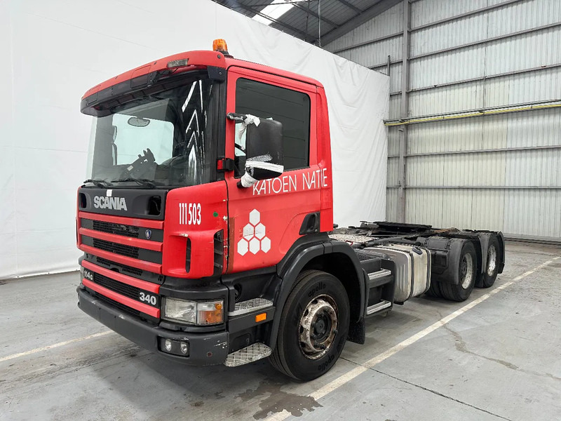 Scania P114-340 G 6x2-6x4 / compresseur - compressor / EURO 2 - Tractor unit: picture 1 Scania P114-340 G 6x2-6x4 / compresseur - compressor / EURO 2 - Tractor unit: picture 1