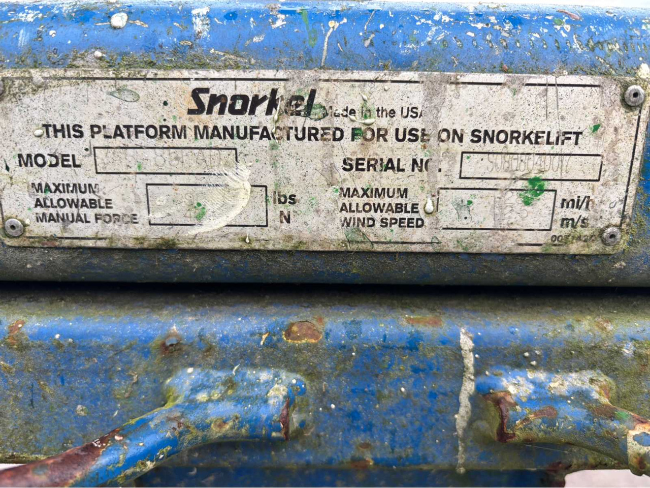 Aerial platform 2008 SNORKEL AB-85RJDDZ AERIAL PLATFORM: picture 25