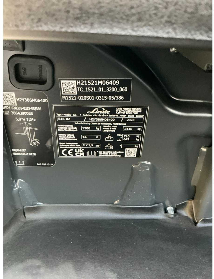 Forklift 2023 LINDE E15-02 FORKLIFT: picture 24