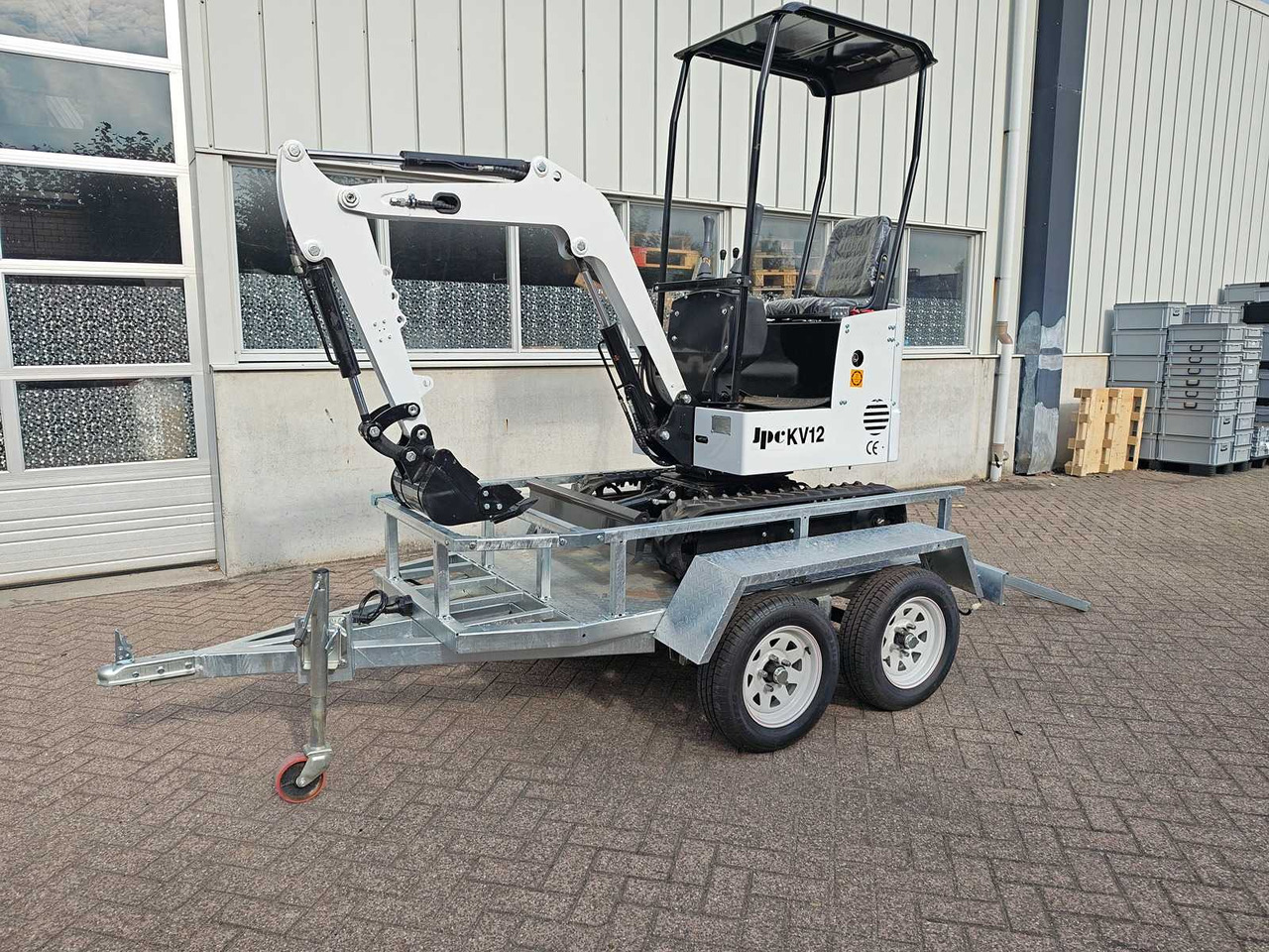 JPC - 2025 - KV12 - MINI EXCAVATOR WITH TRAILER - Mini excavator: picture 1 JPC - 2025 - KV12 - MINI EXCAVATOR WITH TRAILER - Mini excavator: picture 1