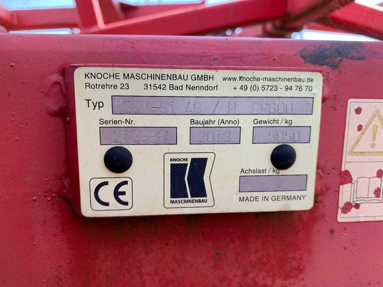 KNOCHE  - Disc harrow: picture 4 KNOCHE  - Disc harrow: picture 4