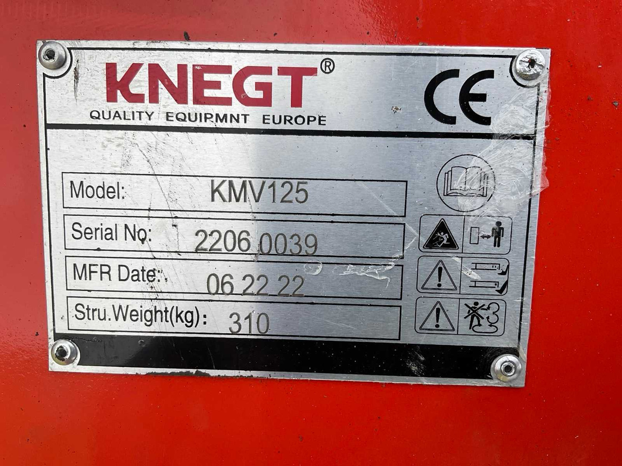 Flail mower Knegt KMV125: picture 9