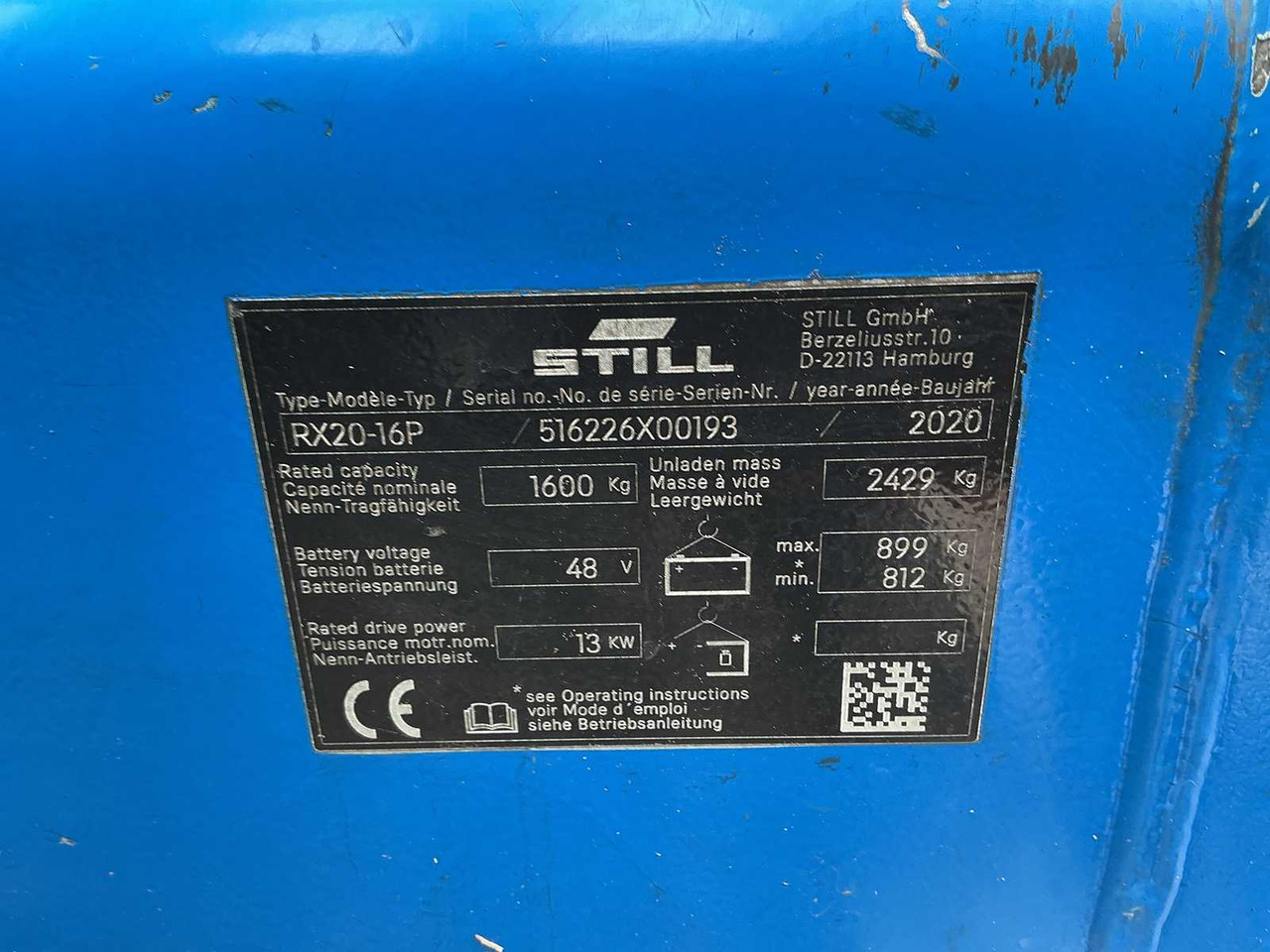 Forklift STILL - RX20-16 - FORKLIFT TRUCKS - 2020: picture 11 Forklift STILL - RX20-16 - FORKLIFT TRUCKS - 2020: picture 11