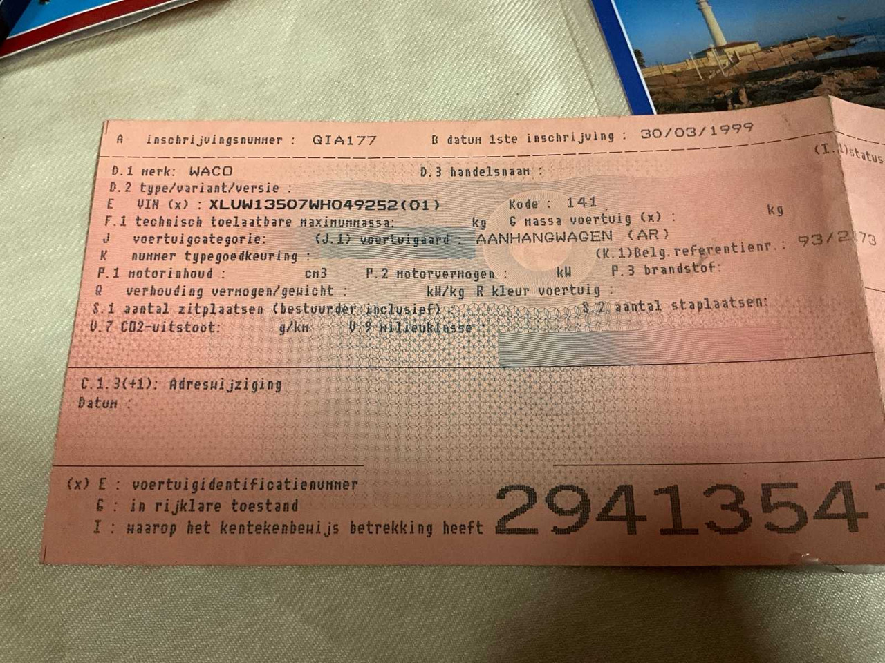 1998 PACKO TRAILER - Trailer: picture 3 1998 PACKO TRAILER - Trailer: picture 3