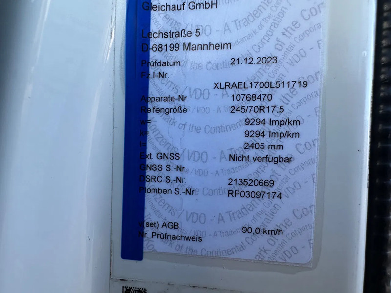 Box truck DAF LF 260 LF260.12 EURO6 12-2021. 730x248x235: picture 14