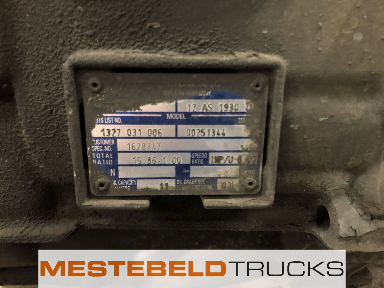 DAF 12 AS 1930 TD - Gearbox and parts for Truck: picture 5 DAF 12 AS 1930 TD - Gearbox and parts for Truck: picture 5