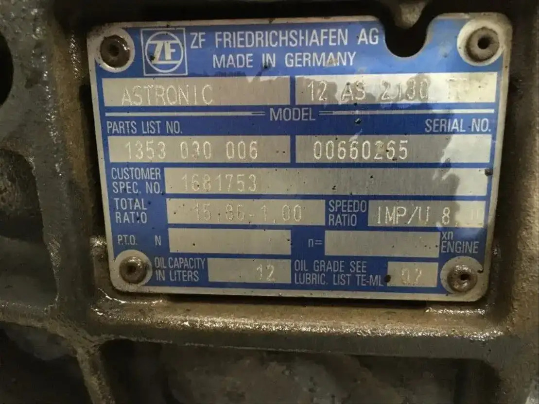 DAF Versnellingsbak 12 AS 2130 T - Gearbox and parts for Truck: picture 5 DAF Versnellingsbak 12 AS 2130 T - Gearbox and parts for Truck: picture 5