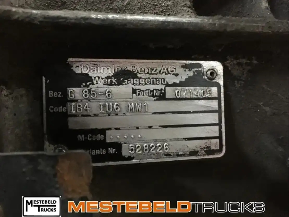 Mercedes-Benz Versnellingsbak G85-6 - Gearbox and parts for Truck: picture 5 Mercedes-Benz Versnellingsbak G85-6 - Gearbox and parts for Truck: picture 5