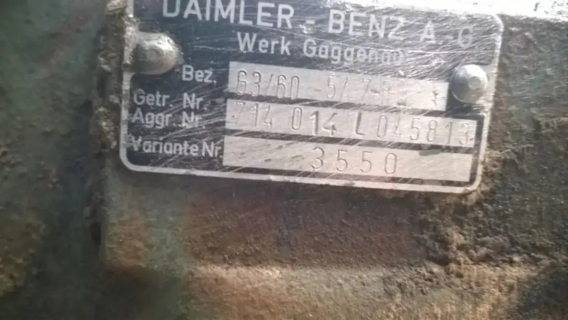 Mercedes-Benz versnellingsbak G3/60-5/7.5 - Gearbox and parts for Truck: picture 3 Mercedes-Benz versnellingsbak G3/60-5/7.5 - Gearbox and parts for Truck: picture 3