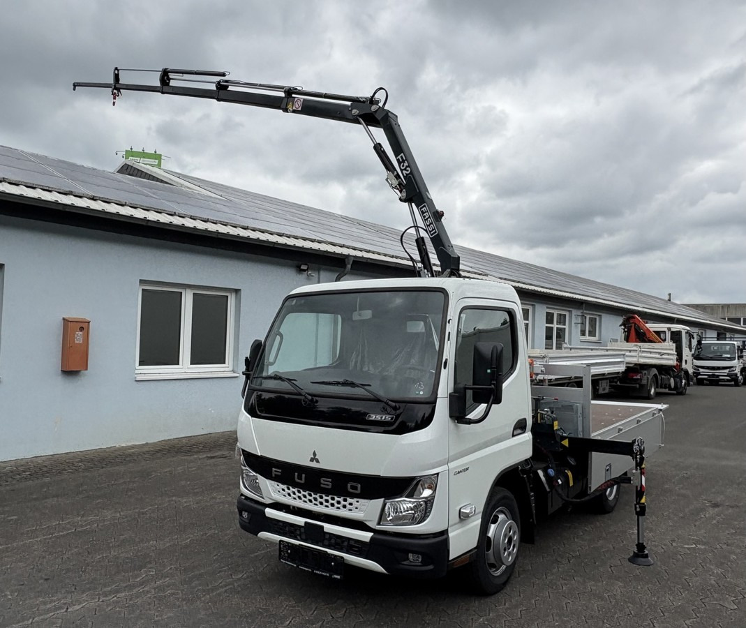 FUSO 3S15 Alu Pritsche 2.80m Ladekran Funk! sofort ve - Crane truck: picture 1 FUSO 3S15 Alu Pritsche 2.80m Ladekran Funk! sofort ve - Crane truck: picture 1
