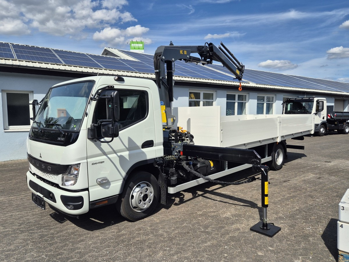 FUSO FUSO 9C18 Canter Alu Pritsche 5.5m Kran 3x hydr. - Flatbed van: picture 2 FUSO FUSO 9C18 Canter Alu Pritsche 5.5m Kran 3x hydr. - Flatbed van: picture 2