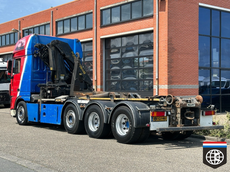 DAF FAK XF105 510 * MANUAL 16x ZF ** PALLFINGER PK20002 ** PALIFT HOOK 25t ** 8X2/4 - Crane truck: picture 4 DAF FAK XF105 510 * MANUAL 16x ZF ** PALLFINGER PK20002 ** PALIFT HOOK 25t ** 8X2/4 - Crane truck: picture 4
