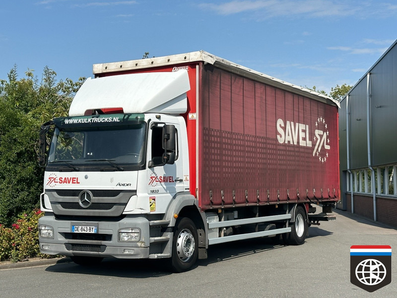Mercedes-Benz AXOR 1833 TAIL LIFT - MANUAL GEARBOX - Curtainsider truck: picture 1 Mercedes-Benz AXOR 1833 TAIL LIFT - MANUAL GEARBOX - Curtainsider truck: picture 1