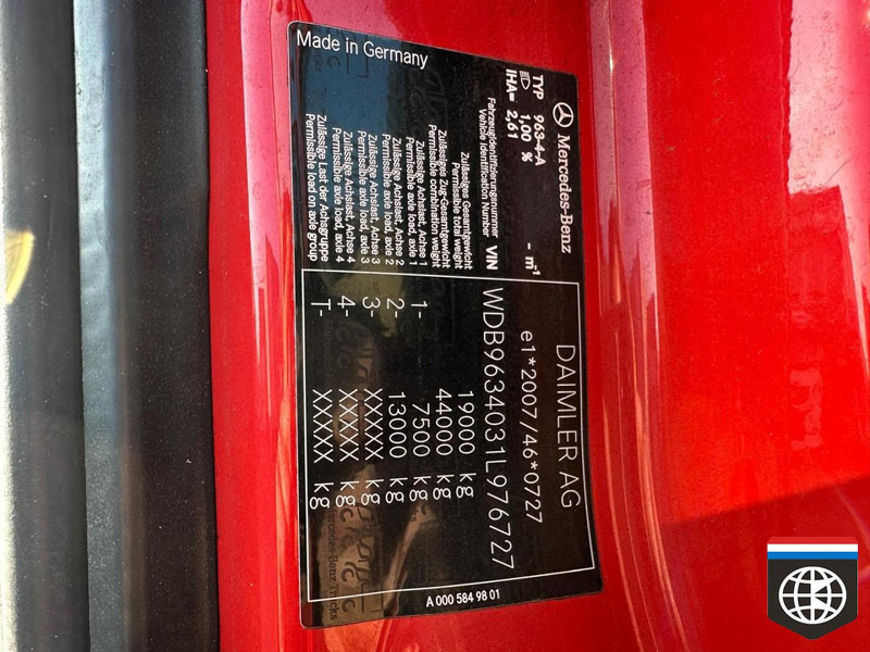 Tractor unit Mercedes-Benz ACTROS 1840 L / SLEEPER CAB: picture 19 Tractor unit Mercedes-Benz ACTROS 1840 L / SLEEPER CAB: picture 19
