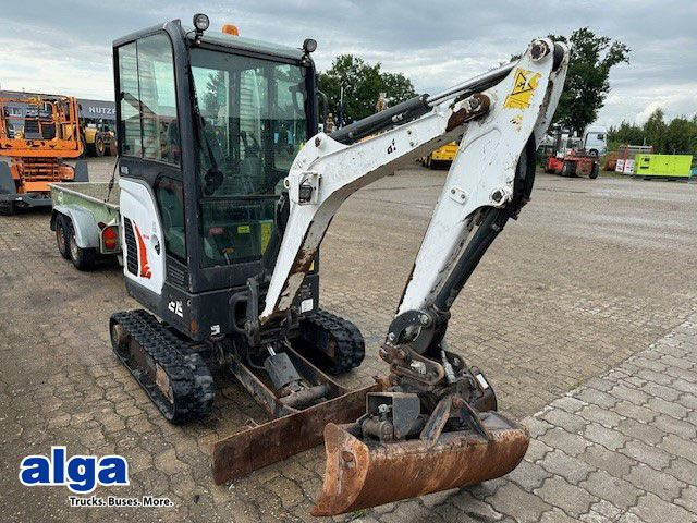 Bobcat E19, Verstelllaufwerk, Greifer + Hammer, Löffel - Mini excavator: picture 1 Bobcat E19, Verstelllaufwerk, Greifer + Hammer, Löffel - Mini excavator: picture 1
